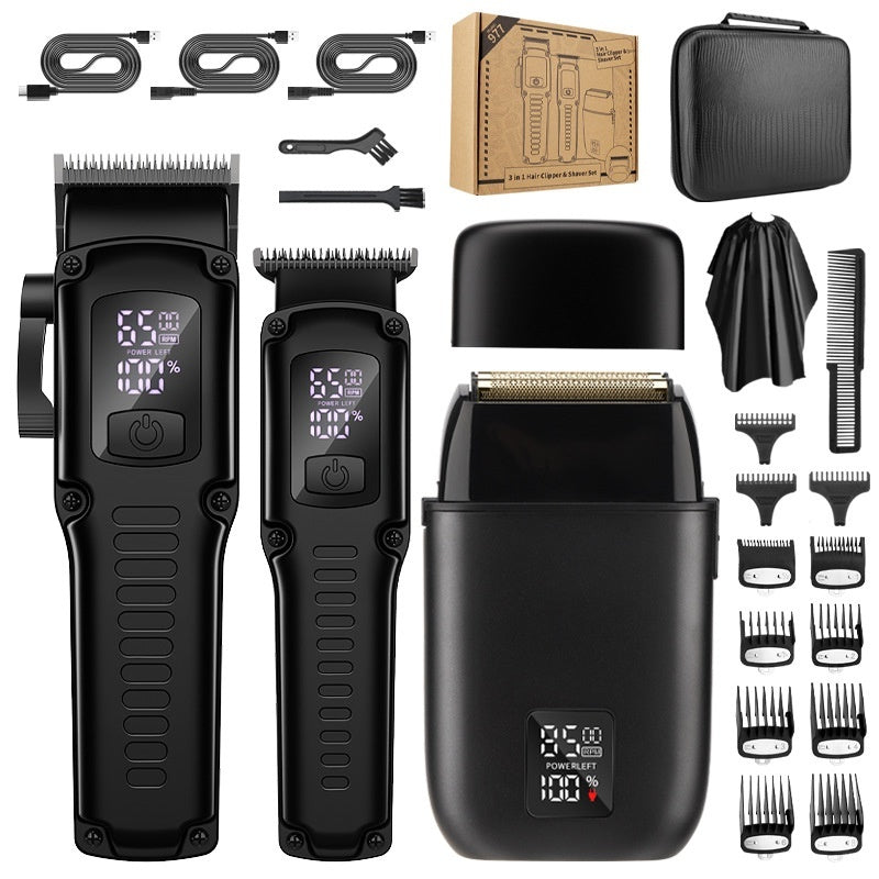Electric Hair Clipper Three-in-one Multifunctional Shaver