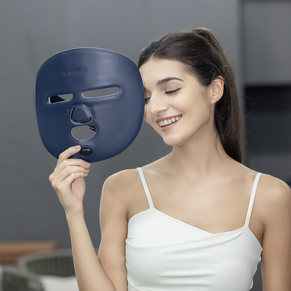 LED Mask Near Infrared Everbright Bank Light Spectrum Red Blue