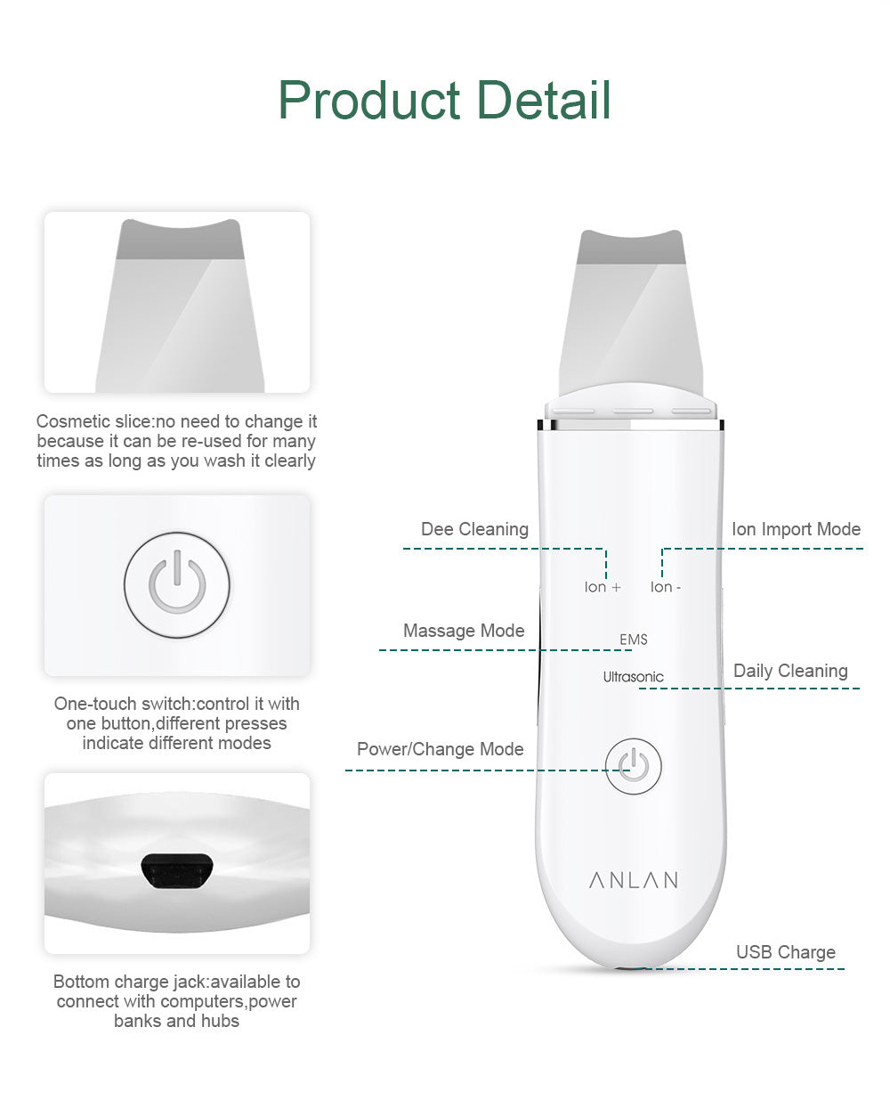 Ultrasonic Skin Scrubber Multi Pack