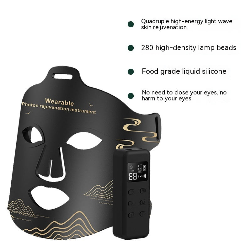 New Infrared Phototherapy LED Skin Rejuvenation Beauty Mask