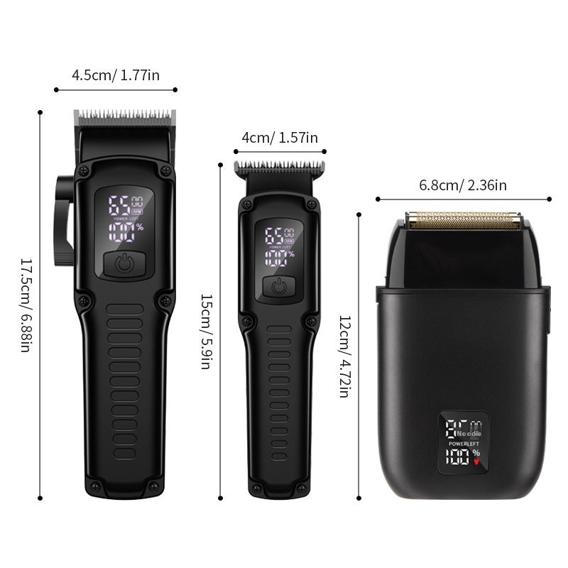 Electric Hair Clipper Three-in-one Multifunctional Shaver