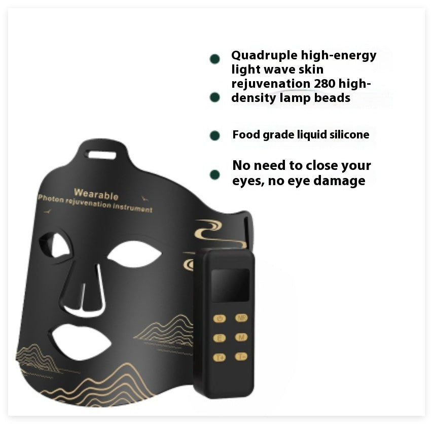 New Infrared Phototherapy LED Skin Rejuvenation Beauty Mask