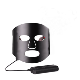 Colorful LED Phototherapy Home Face Black Gold Mask