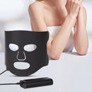 Colorful LED Phototherapy Home Face Black Gold Mask