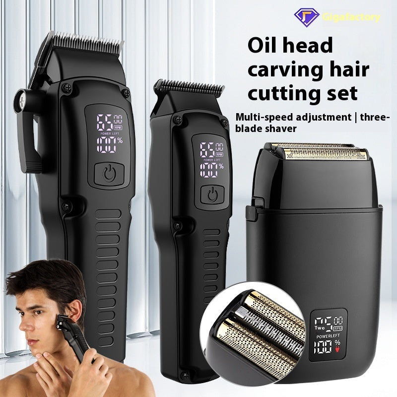 Electric Hair Clipper Three-in-one Multifunctional Shaver