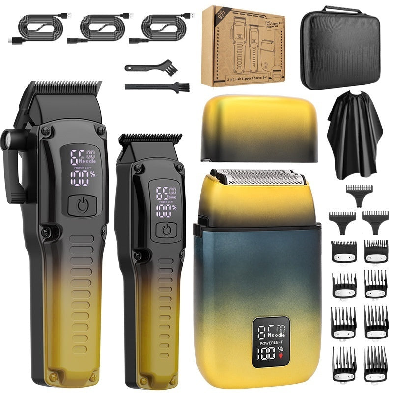 Electric Hair Clipper Three-in-one Multifunctional Shaver