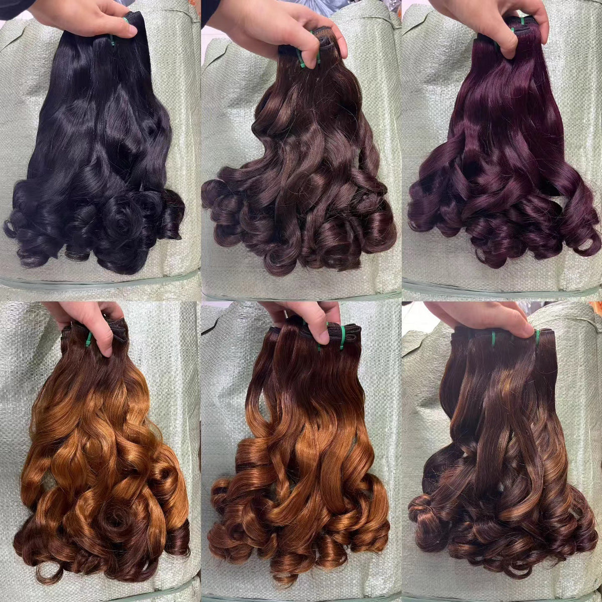 Krullende Lace Front Pruik van Mensenhaar