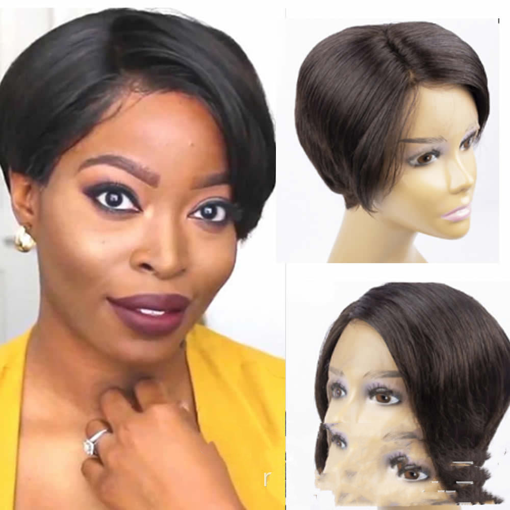 Pixie Cut Pruik met Lace Front