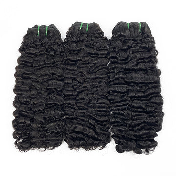 Krullende Lace Front Pruik van Mensenhaar