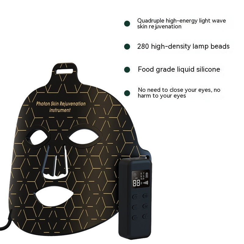 New Infrared Phototherapy LED Skin Rejuvenation Beauty Mask