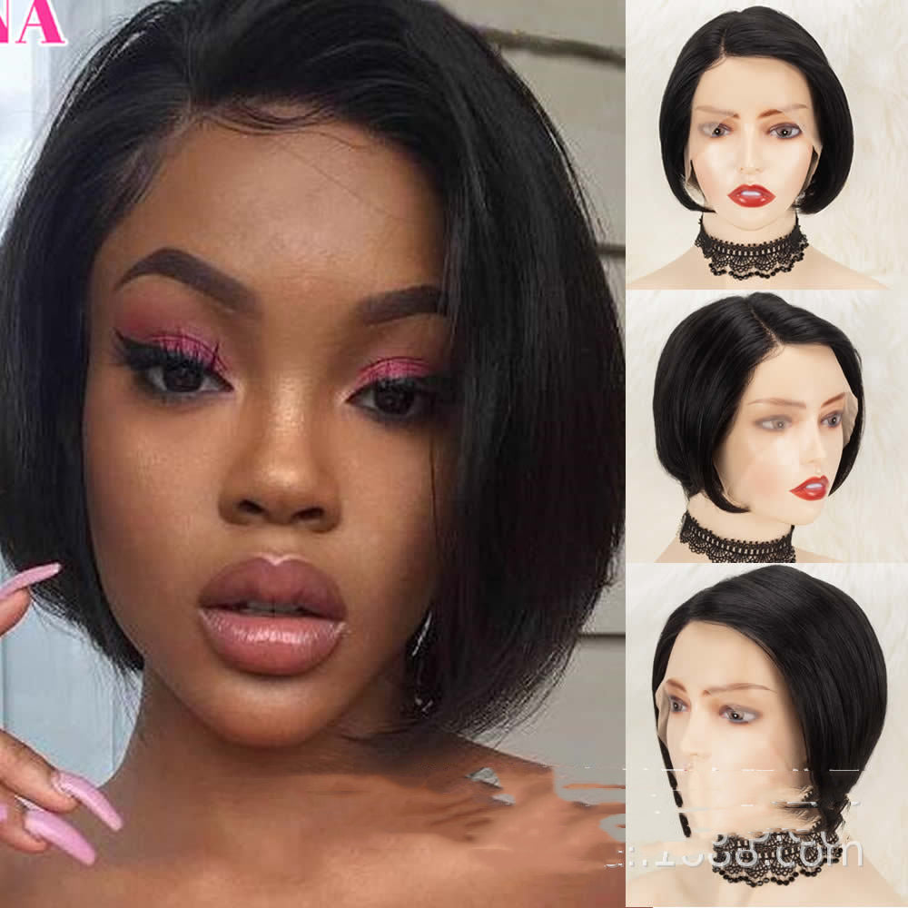 Pixie Cut Pruik met Lace Front